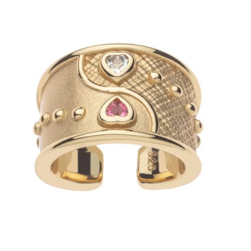 NWOT Jane Win ‘BALANCE’ Cigar Style Ring! Size 6